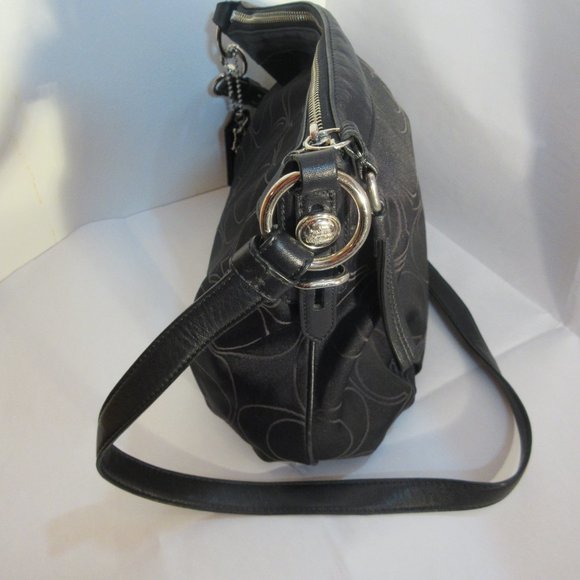 Coach Bags | Coach Black Crossbody | Color: Black/Purple N 01049-15760 - Picture 6 of 11